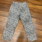 Urban Outfitters  Tan & Black Cheetah Print High Rise Ankle Length Pants Size M Photo 2