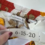 Faithfull the Brand Pants Womens Small Orange Celvia Ulani Floral Wide Leg Photo 4