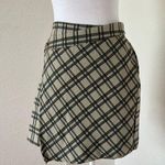 Line and Dot Plaid Mini Skirt Photo 0