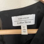 & Other Stories Black Sheath Tie Waist Mini Dress Photo 6