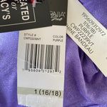 California Waves  NWT Shimmery Metallic Bandeau Bikini Top Purple Plus Size 16 Photo 8