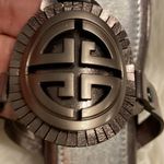 Pierre Dumas  Sandals size 9 BNWOT color silver please see all photos Photo 7