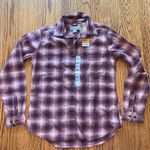 Carhartt Fairview Lavendar Shadow Plaid Top size S Photo 2