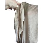 A Byer  Top Women L Champagne Crew Neck Cold Shoulder Short Sleeve Pullover Photo 3