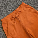 Orange Cuffed Jogger Pants Photo 1