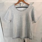 Everlane Short Sleeve Sweatshirt Comfy Everyday Top Heather Gray Size Small De Photo 0