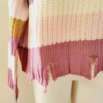 Wonderly  chewed hem striped swer size large Photo 3