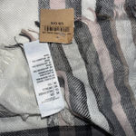 American Eagle Outfitters Scarf Black White Plaid Oversized Acrylic Scarf NWT Photo 1