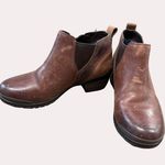 Keen women’s brown leather ankle boots shoes size 7 SKU 6174 Photo 2