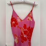Natori Passion Flower Slip Dress XS Red Photo 3
