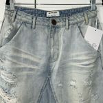 One Teaspoon  Distressed Blue Denim Skirt(Size 26) Photo 8