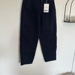 Everlane NWT  Navy Blue Utility Barrel Pant Organic Cotton Size 0 Photo 4