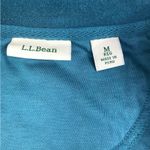 L.L.Bean Quilted Full Zip Sweatshirt Women M Teal Cozy Outdoor Everyday Travel Photo 9