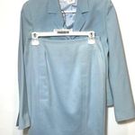 Vertigo Paris Vertigo Blue Blazer And Skirt 2-Piece Suit Set Career Size Medium Photo 0