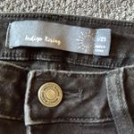 Indigo Rising Black Flare Jeans Size 25 Frayed Hem Stretch High Rise Boho Retro Photo 4