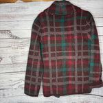 Soft Surroundings  Plaid Sweater Coat Wool & Alpaca Med Photo 3