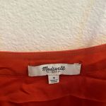 Madewell Silk Overlay Dress Rust 4 Photo 9