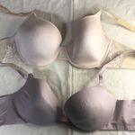 Victoria's Secret Bin 20 Bundle Of 2 Victoria’s Secret Underwired Bras LtPink & Lt Purple Size 32D Photo 0