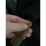 Elie Tahari Black Textured Collarless Open Front Jacket Blazer Photo 5