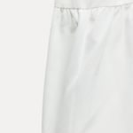 ZARA  dress mini Boho floral ruffle Poplin flowy cotton white summer vacation Photo 6