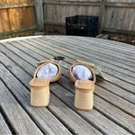 A New Day Size 7.5 Women's Kathleen Raffia Buckle Block Heels - rhinestone Photo 3