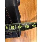 Valentino Milano Black Leather Tote Bag Rose Gold Hardware Photo 7