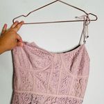 Keepsake  Blush Pink Lace Hourglass Sleeveless Lace Overlay Midi Dress size US 6 Photo 3