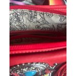 Cowgirl Trendy Fringe Concealed Carry Purse With fringe red purple and silver Photo 5