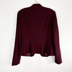 Mario Serrani  Size 8 Blazer Jacket Maroon Lined Hook Eye‎ Closure Italy 384 Photo 1
