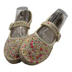 CL by Laundry Size 11 Mary Jane Floral Mary Jane Espadrille Flats Womens Photo 0