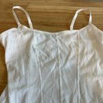 Colsie Women's White Corset Front Bodysuit Photo 7