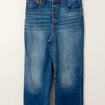 Madewell Slim Wide-Leg Jeans Button-Front Edition Size 27 Photo 1