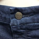 NYDJ Size 10 knee length, jean skirt with stretch ,pockets, and patches Photo 12
