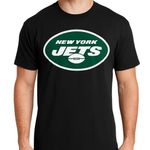 '47 Brand New York Jets Tshirt XL Black Green Graphic Crew Neck Short Sleeve Photo 0