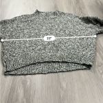 Jones New York Black & White Chunky Knit Long Sleeve Mock Neck Sweater Size M Photo 7