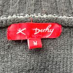 Rene Derhy Snowflake Sweater Womens Medium Sequin Holiday Jumper Festive Blingy Black Photo 6