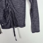 Lululemon Laced With Intent Long Sleeve Heathered Black Grape Size 2 EUC L2152 Photo 11