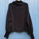 Free People NWT Be Yours Cowl Neck Pullover M Photo 4