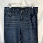 Midnight Velvet Plus Size 16 Jeans Embroidered Flare Bell Bottom Hippie Boho 624 Blue Photo 7