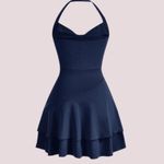 NWT SOLY HUX Navy‎ Blue Halter Mini Dress – XL Photo 3