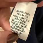 Drew ANTHROPOLOGIE  Women’s Navy Blue High Waist Ultra Wide Leg Pants Size 8 Photo 2