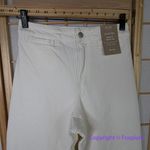 Madewell New!  The Curvy Emmett‎ Wide-Leg Jean in Tile White, size 26 Photo 5
