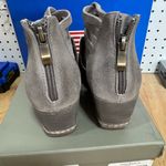 Antelope  D21 Tavi Wedge Sandals New Size 7 Light Grey Suede EU Sz 38 Photo 3