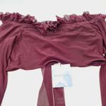 Majorelle  Monique Crop Top in Plum Purple Large Photo 7