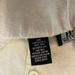 MPH Collection2 pc set. Cream Short Sleeve Shirt with Animal Print.Embroidered! Tan Size M Photo 5