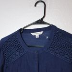 Counterparts Navy Blue Lace Detail Women's‎ Top Photo 1