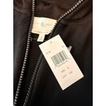 Lou & grey NWT Signature Soft Plush Quarter Zip Sweatshirt Black Small Lounge S Photo 2