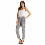 Kardashian Kollection Black & White Cheetah Print Pants Size XS Photo 1