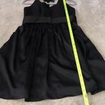 Vera Wang White by  Cocktail Dress Black Bow Accents Women's Size 6 Photo 7