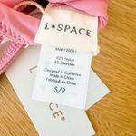 L Space Bikini Top Womens Small Pink Helena Ribbed Barbiecore Summer Beach NWT Photo 5